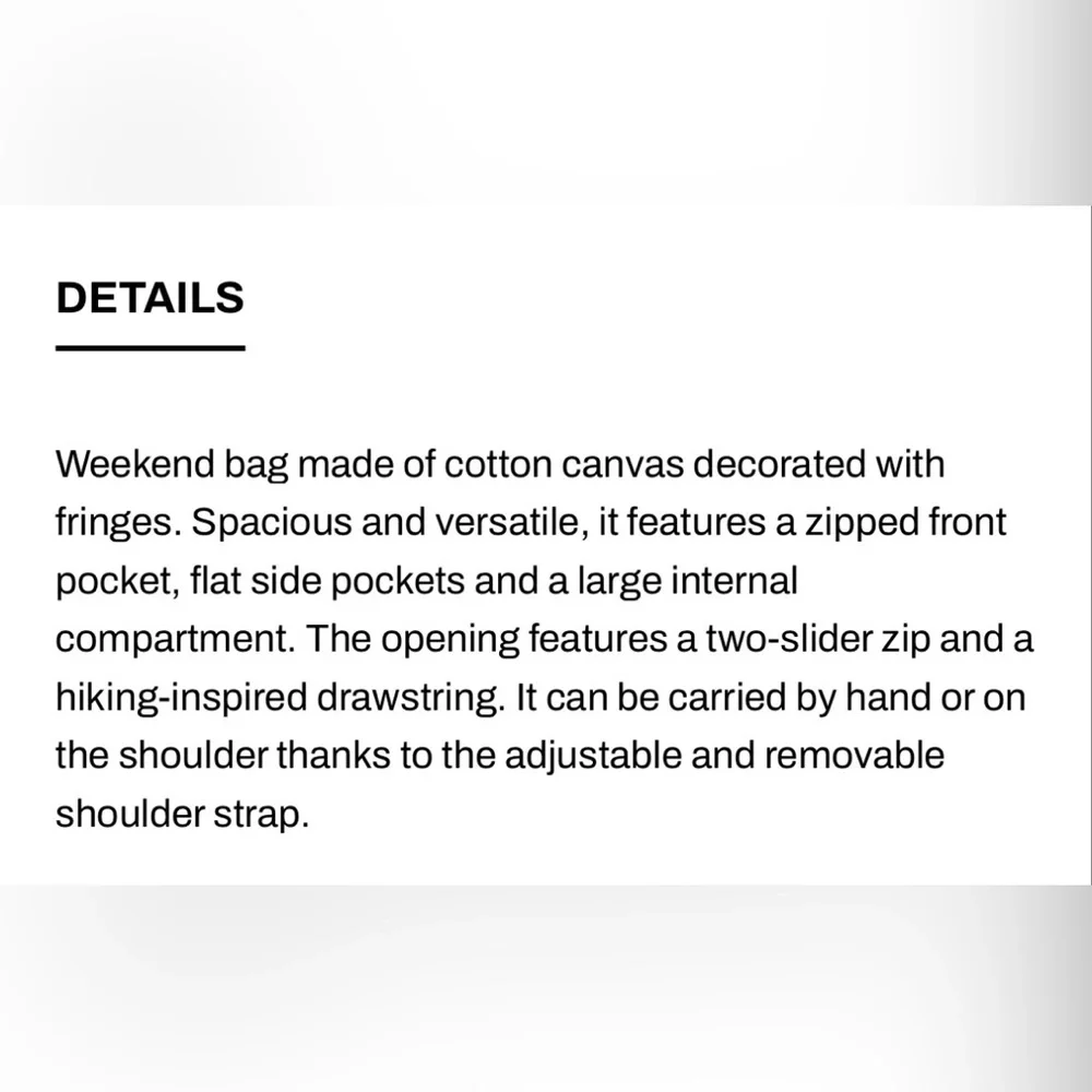 NWT Flower Mountain WEEKEND BAG
Handbag - Off white - Picture 6 of 11